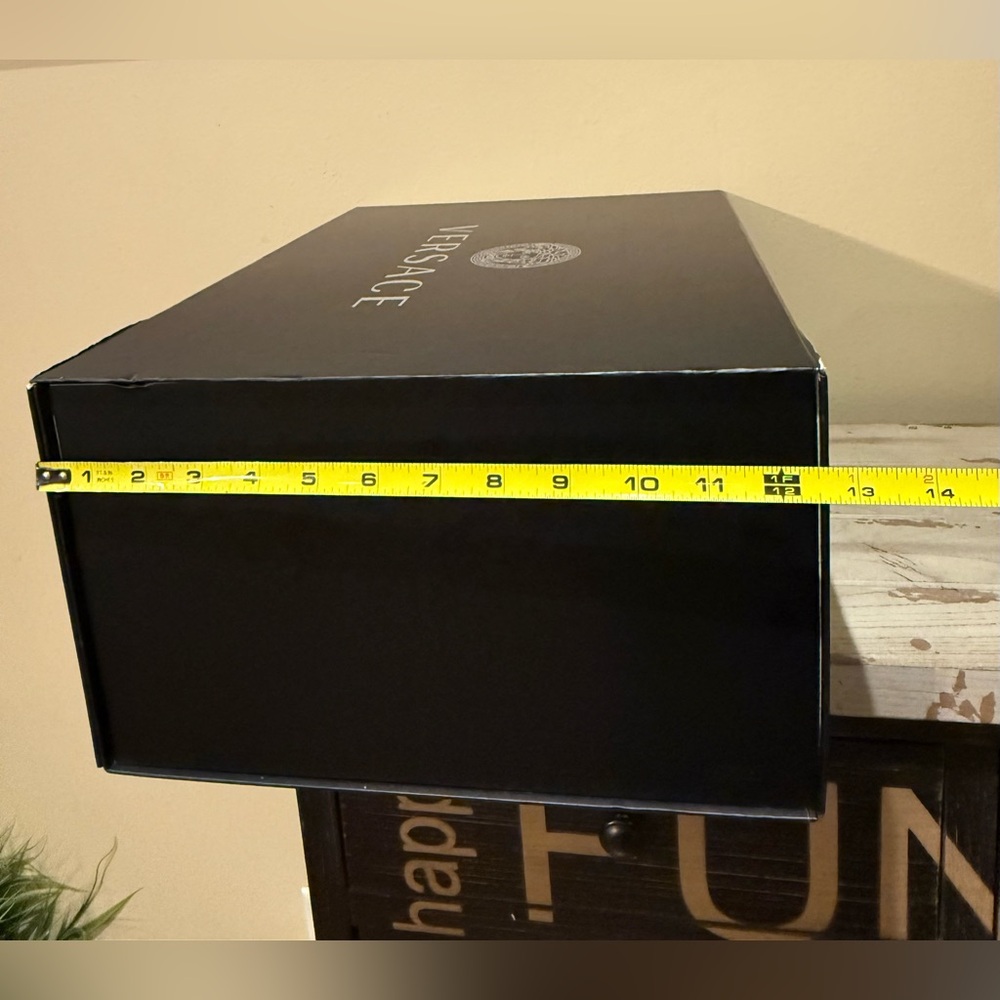 Versace Empty Black Box with Silver Logo - Picture 9 of 12